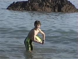 Not to be outdone, Eliot also takes the plunge